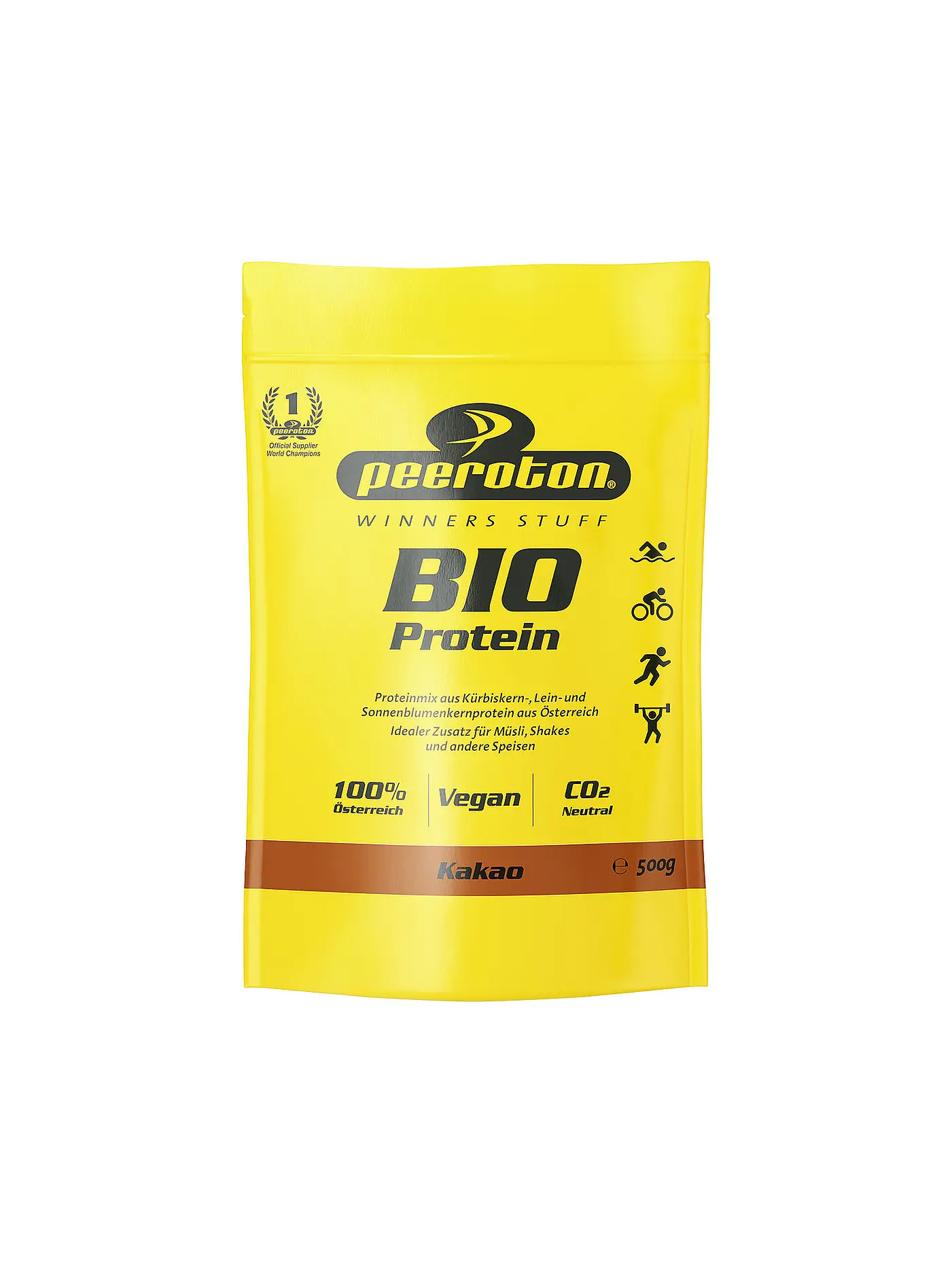 PEEROTON | Bio Proteinpulver 500g Kakao | 